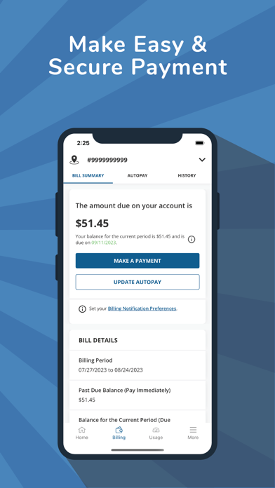 UGI Utilities Account screenshot 2