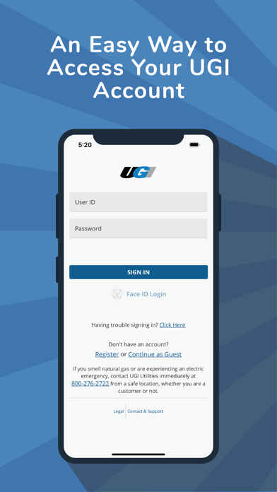 UGI Utilities Account screenshot 5