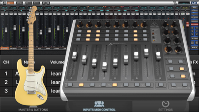 Ui MIDI mixer screenshot 2