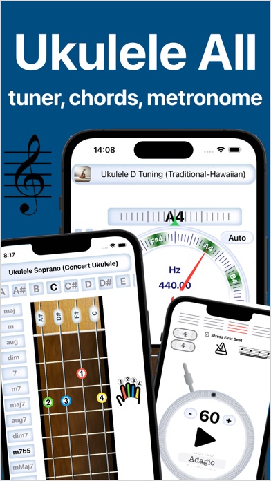 Ukulele All:Chords,Tuner,Tempo screenshot 5