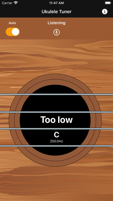 Ukulele String Tuner screenshot 2