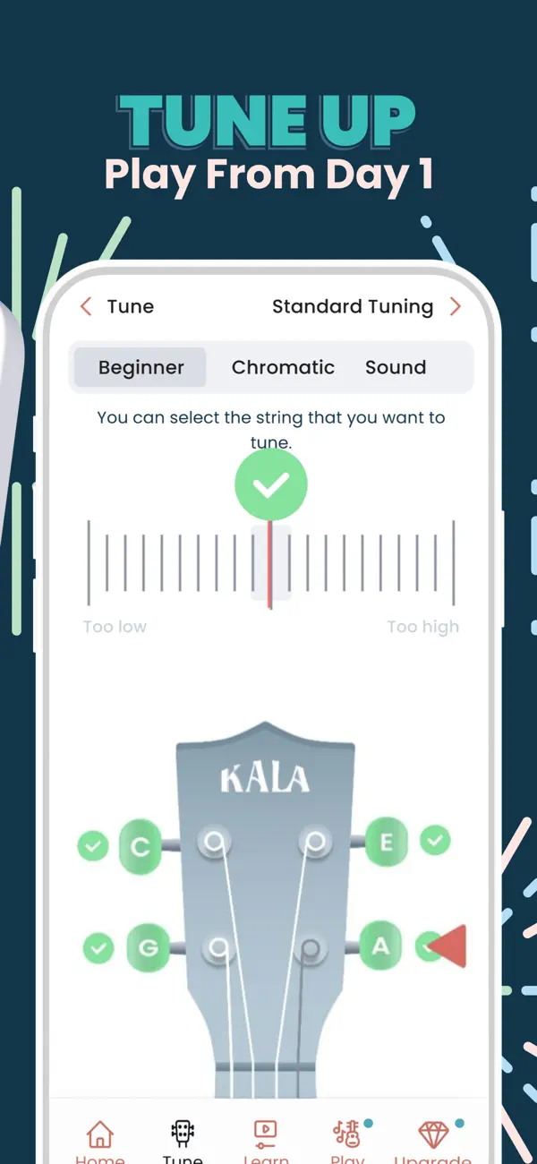 Ukulele Tuner & Lessons: Kala screenshot 5