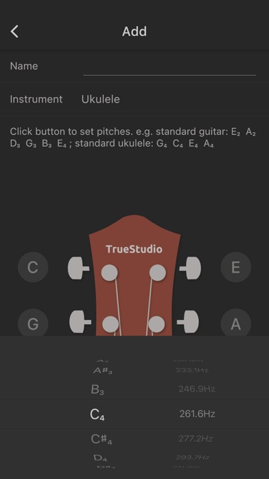Ukulele Tuner - TrueStudio screenshot 3