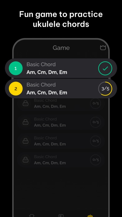 Ukulele Tuner: tune & chords screenshot 2