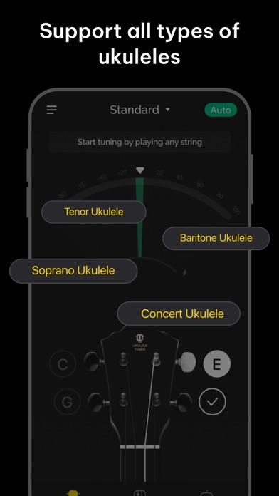 Ukulele Tuner: tune & chords screenshot 3