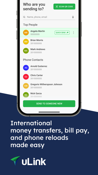 uLink Money Transfer SuperApp screenshot 1