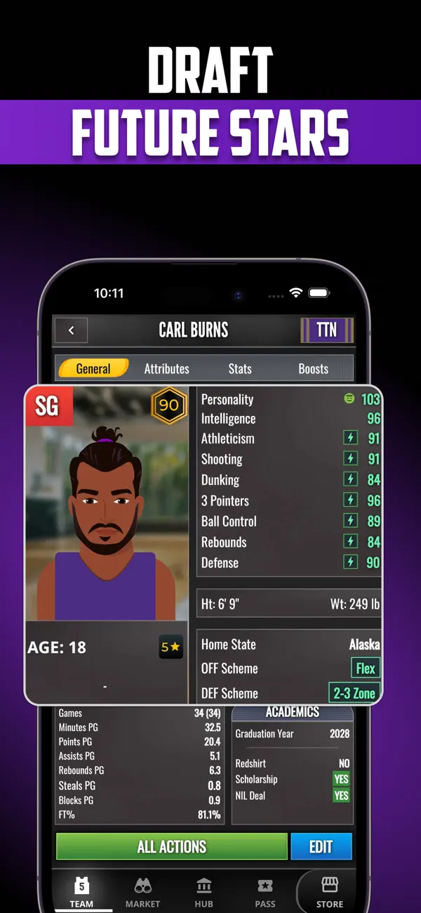 ULT College Basketball Coach screenshot 4