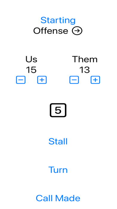 Ultimate Frisbee Counter screenshot 2