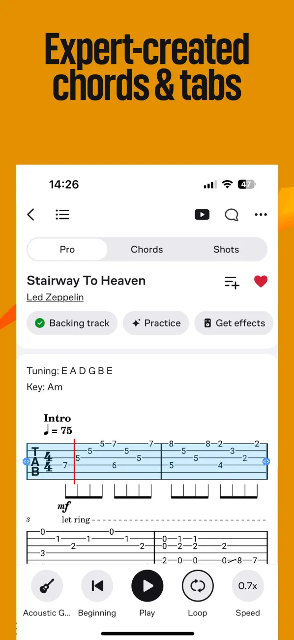 Ultimate Guitar: Chords & Tabs screenshot 3