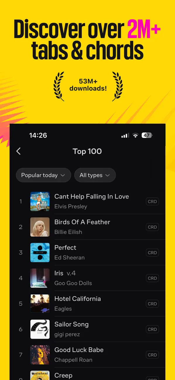 Ultimate Guitar: Chords & Tabs screenshot 5