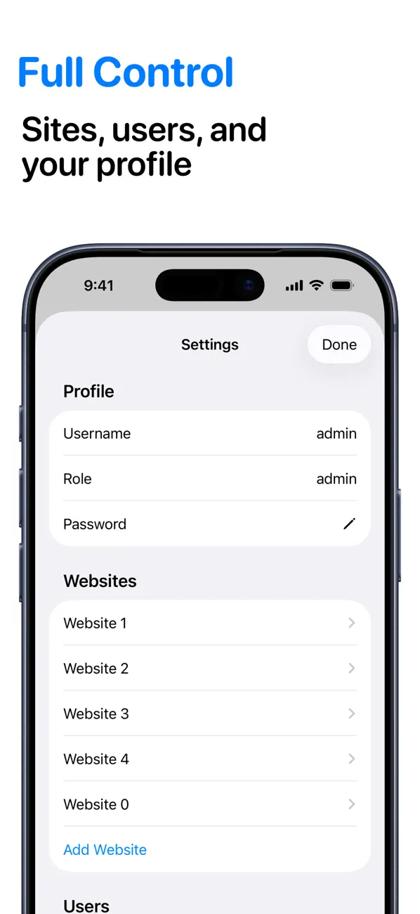 Umami – Analytics Manager screenshot 1