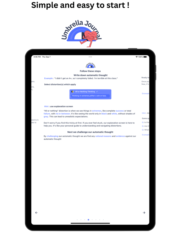 Umbrella Journal : Smart CBT screenshot 6