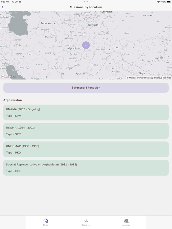 UN Peace Missions App screenshot 6