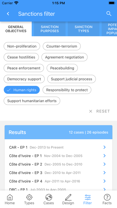 UN SanctionsApp screenshot 2