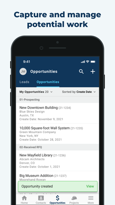 Unanet CRM screenshot 5