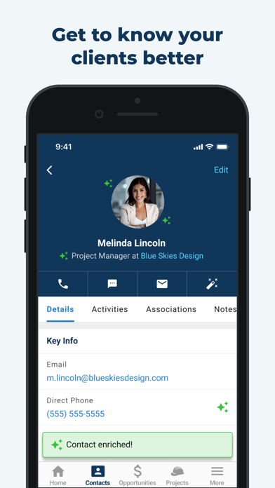 Unanet CRM screenshot 1