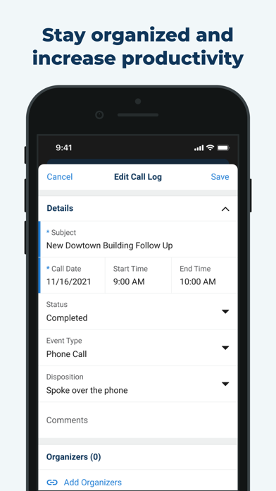 Unanet CRM screenshot 2