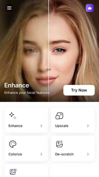 Unblur - AI Photo Enhancer screenshot 1