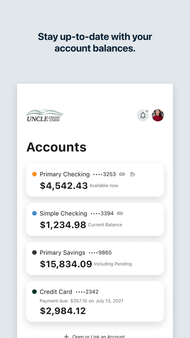 UNCLE Credit Union Mobile screenshot 3