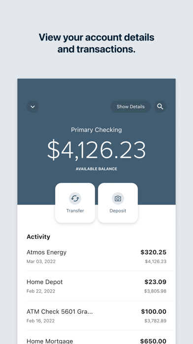 UNCLE Credit Union Mobile screenshot 2