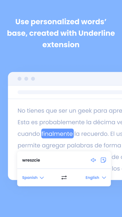 Underline: Language learning screenshot 4