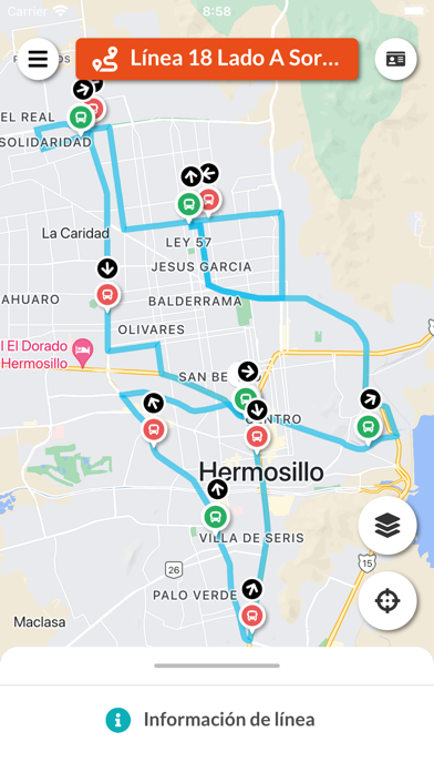 UNE Transporte Sonora screenshot 2