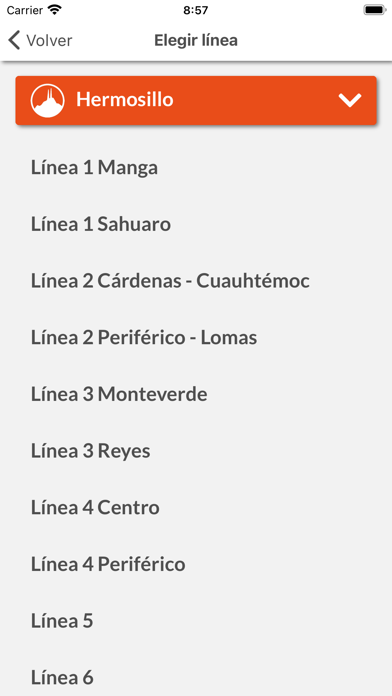 UNE Transporte Sonora screenshot 3
