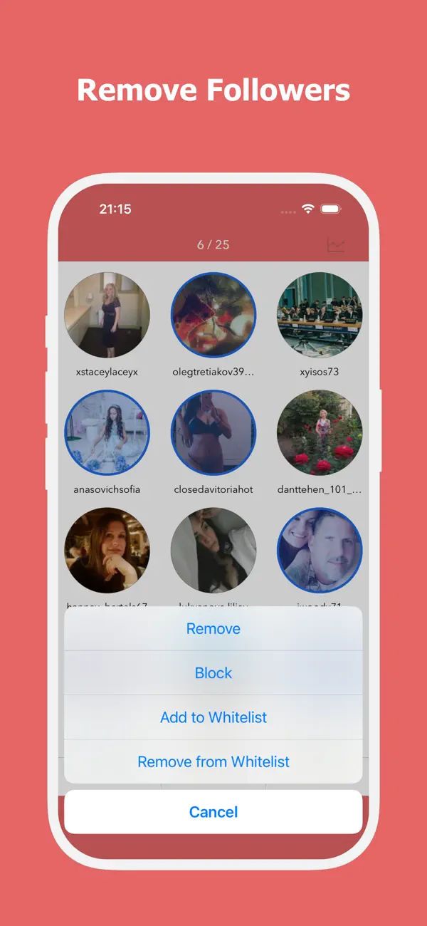 Unfollow for Instagram + screenshot 4