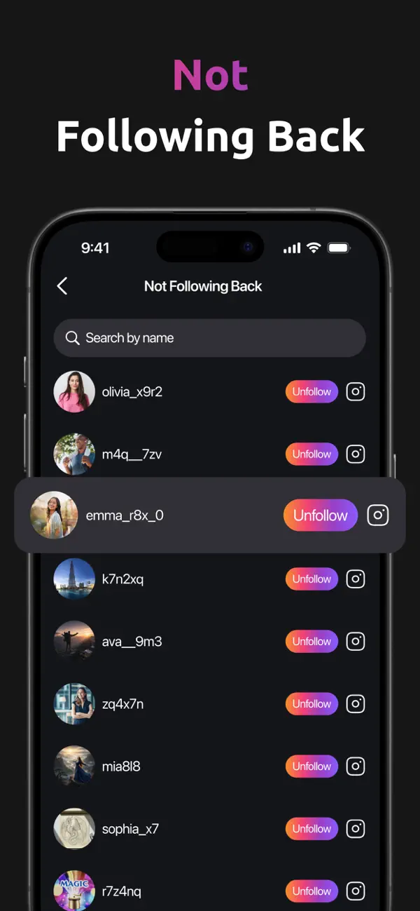 Unfollow Tracker: FollowHub screenshot 5