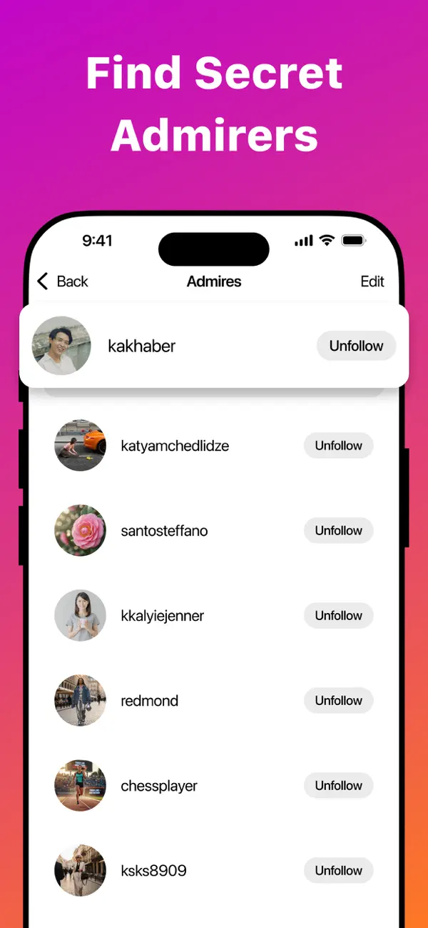 Unfollow Tracker & Reports screenshot 4