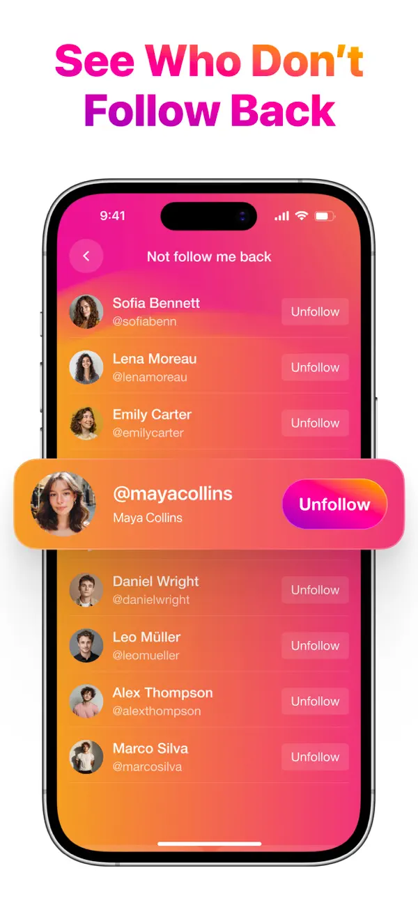 Unfollowers - Follower Tracker screenshot 5