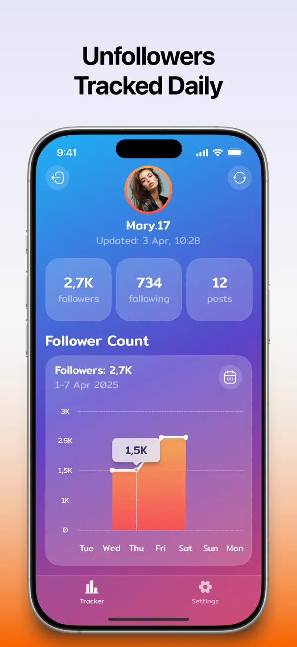 Unfollowers Reports・Followers screenshot 5