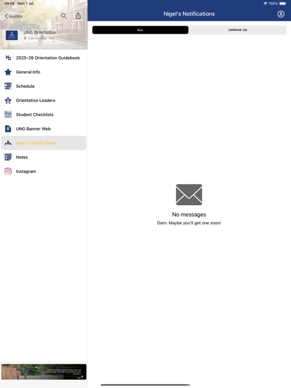UNG Orientation screenshot 1