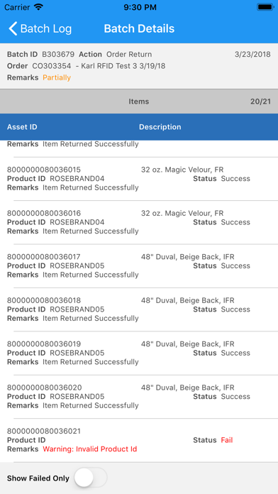 Unibiz Asset Manager screenshot 1