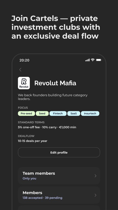 Uniborn — venture platform screenshot 5