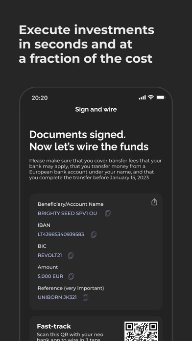 Uniborn — venture platform screenshot 2