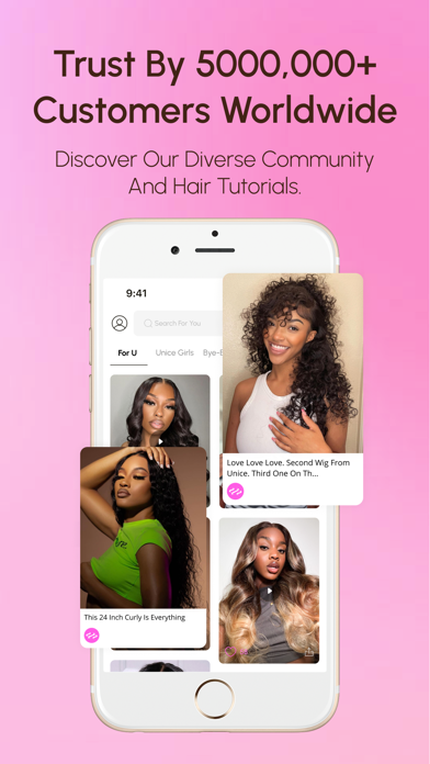 UNice: Wigs & Hair Bundles screenshot 2