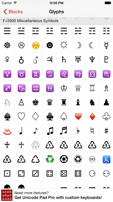 Unicode Pad Express screenshot 3