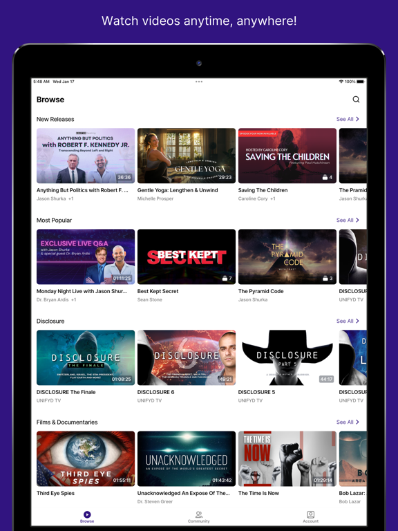 UNIFYD TV screenshot 3