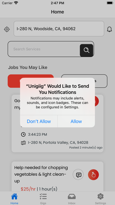 UniGiig screenshot 6