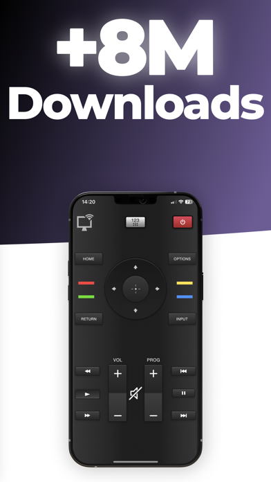 Unimote : smart TV remote screenshot 1