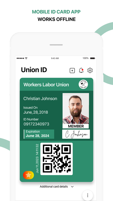 Union ID: Member ID Card screenshot 4