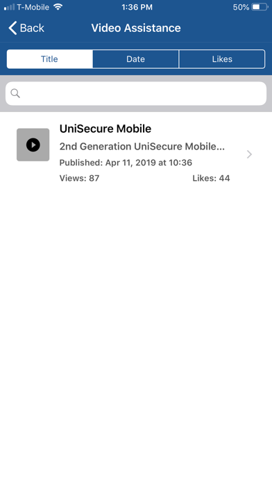 UniSecure Mobile screenshot 2