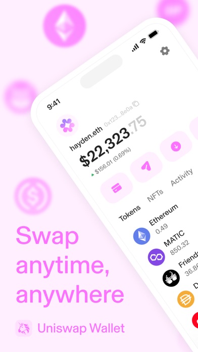 Uniswap: Crypto & NFT Wallet screenshot 9