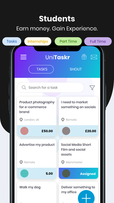 UniTaskr screenshot 1