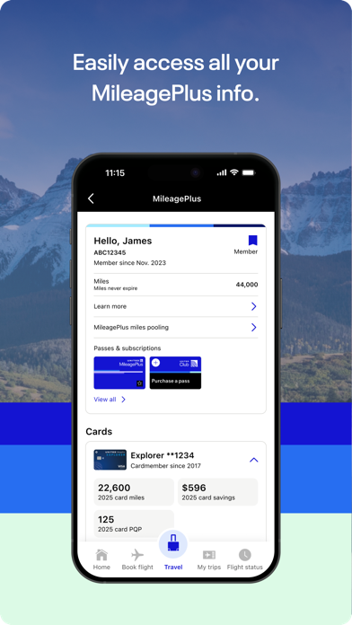 United Airlines screenshot 1