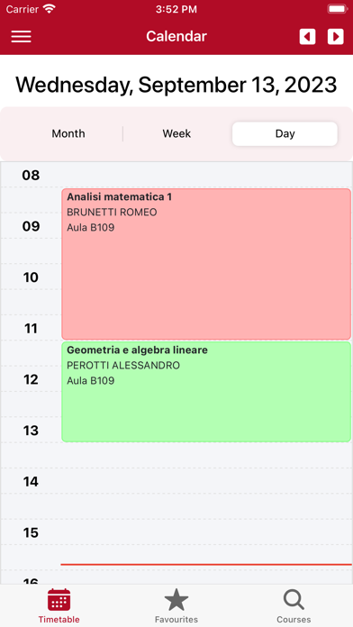UniTrentoApp screenshot 3