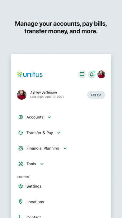Unitus Community Credit Union screenshot 1