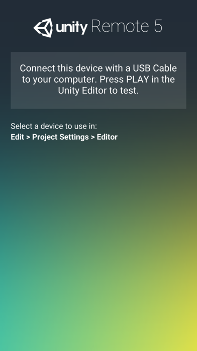 Unity Remote 5 screenshot 1