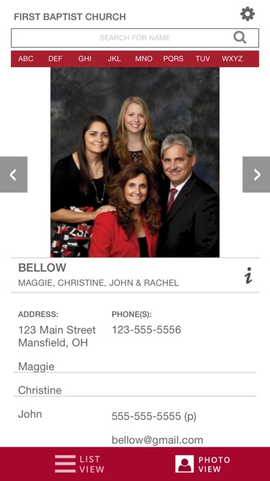 Universal Church Directory screenshot 2